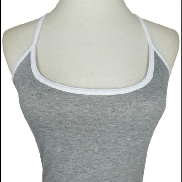 Crop Top Halter Gray 1616 - Picture 4 of 5